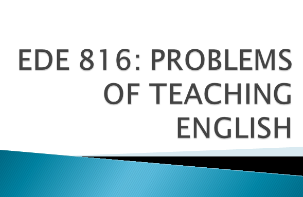 Problems of Teaching English as a Second Language